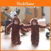Plush Monkey Keychain With Soft Short Pile For Bag Decoration And Collection