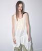 Margarine Fingers Sheer Layered One-Piece (Cream)
