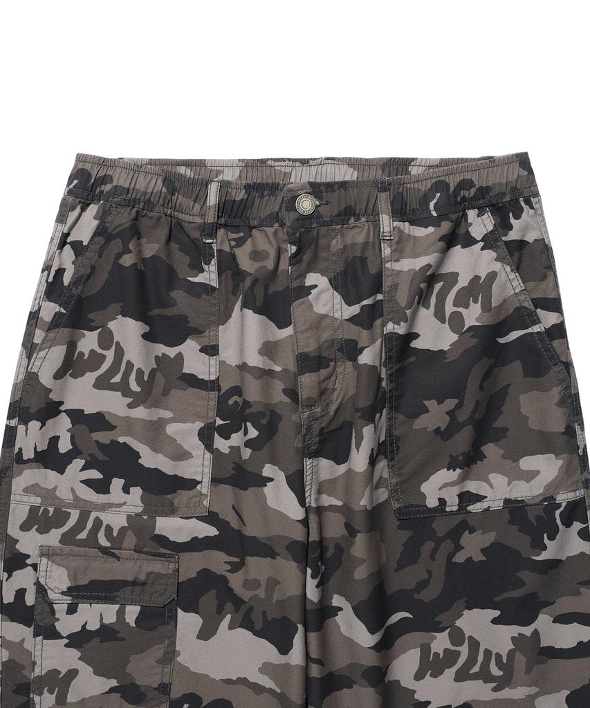 WACKY WILLY Straight Cotton Fatigue Banding Pants Pattern