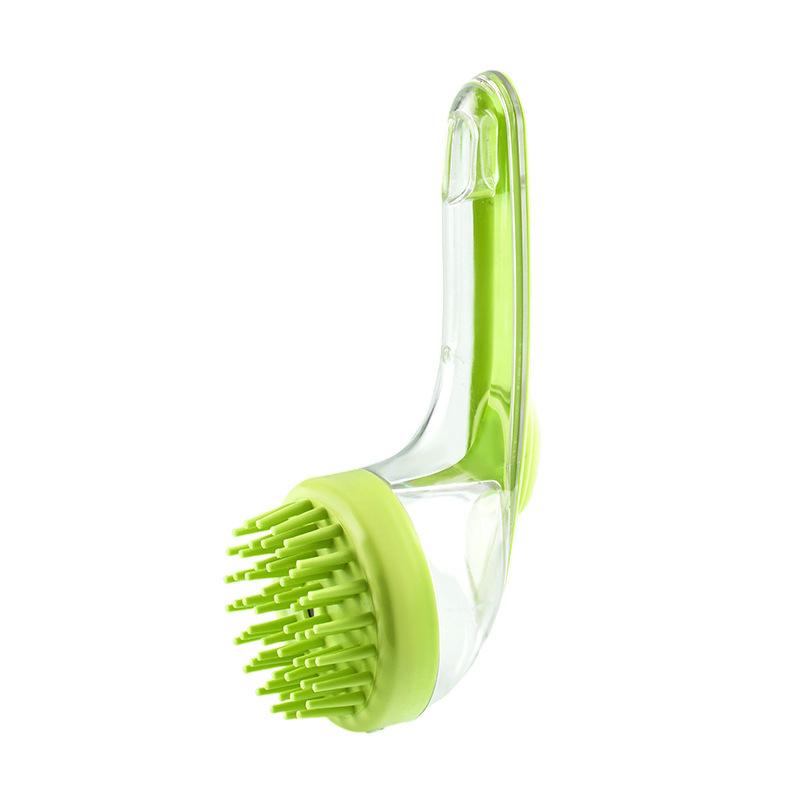 Pet Grooming Brush Pet Bathing Grooming Brush Set For Dogs Cats Soft Head For Dead Skin Loose Fur Removal Massage Bathing Brush