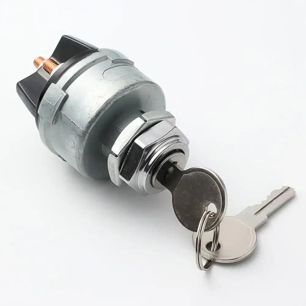 4-Position Universal Auto Zündschalter mit Schlüsseln 12V, Acc/Aus/Zündung, Start Für Traktor Gabelstapler Tuning LKW Auto Werkzeuge