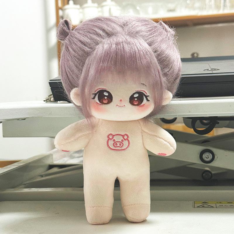 20cm Kawaii Pluche Katoenen Pop Idool Knuffel Superster Figuur Poppen Twaalf Sterrenbeelden Pop Kan Kleding Wisselen Cadeau