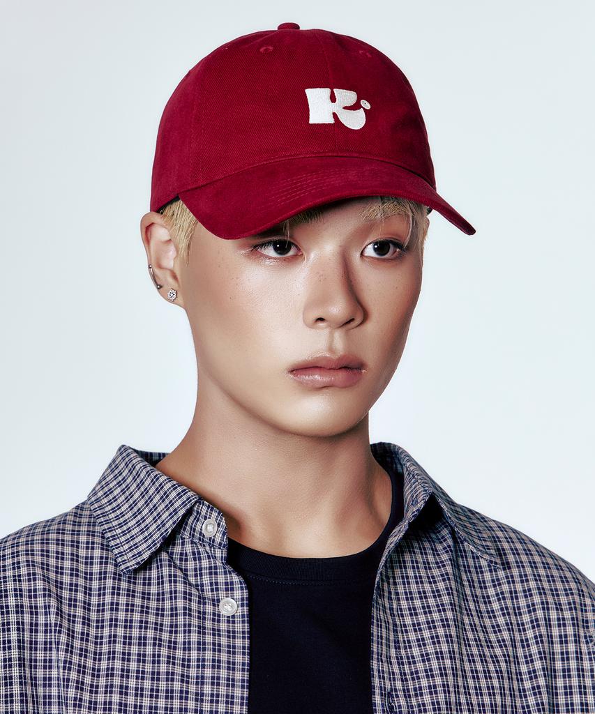 Seutillouki Monogram Ball Cap_Burgundy