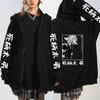 Spring Autumn Japan Anime My Hero Academia Men Women Oversized Zipper Hoodie Shigaraki Dabi Harajuku Street Streetwear Hooded