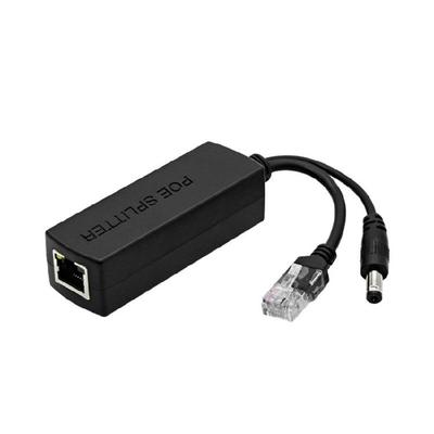 Pramoninis 48V į 12V 1.2A Power Over Ethernet skirstytuvas Kompaktiškas dizainas POE skirstytuvai stebėjimo kamerų sistemoms