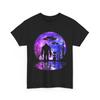 Bigfoot with Alien Moon UFO Flaying Saucer Alien Bigfoot Lovers T shirt
