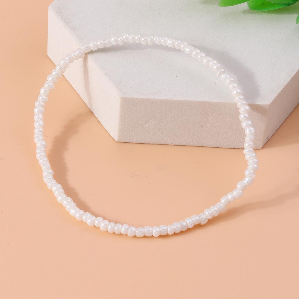 Bohemian Handmade Colorful Beads Anklet Summer Beach Beaded Ankle Bracelet Women Girls Holiday Jewelry Gifts