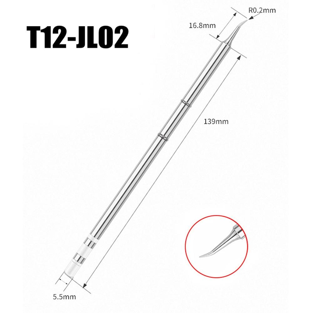 Accessories Soldering Iron Tip Welding Lead-free Metal Material Sliver Color