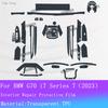 For BMW G70 I7 Series 7  Interior Film Suit Navigation Screen Protection Sticker Gear Panel Transparent Anti-scratch Films