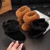 Kids Boots Girls Boys Shoes Thick Warm Genuine Leather Children Snow Shoes Fashion Real Fur Toddler Kids Boots Winter Boots