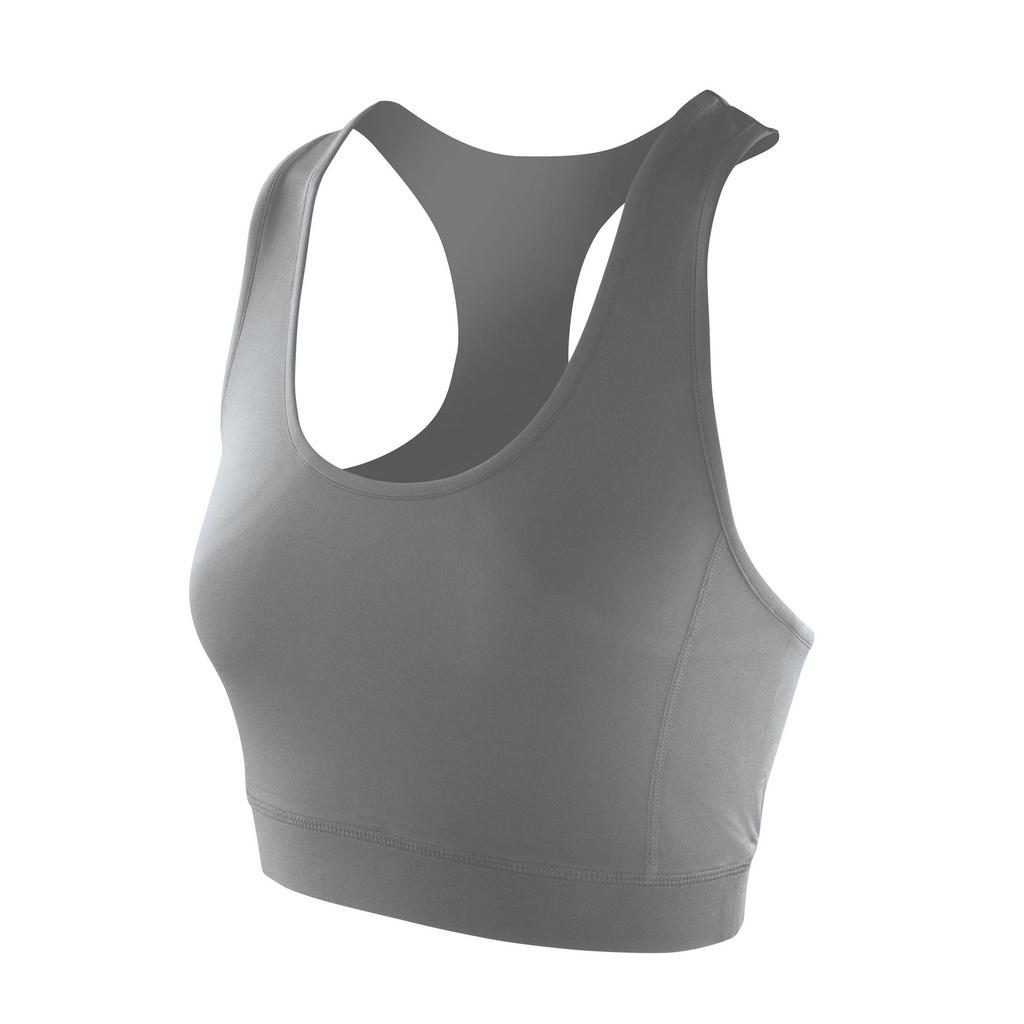 Spiro Womens/Ladies Impact Softex Plain Crop Top