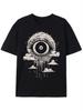 Weirdcore Eyeball In the Clouds TShirt Dreamcore Aesthetic Grunge Clothing Edgy Trippy Shirt Horror eGirl Clothes Pastel Goth