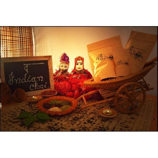 The Indian Chai - Jaggery Masala Chai 100g Blended with Organic Gur and India's Finest Spices for Acidity, Immunity and Digestion