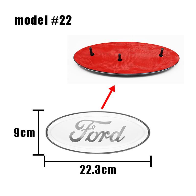 Car Front Rear Badge Sticker For Ford Focus MK2 3 MK3 MK4 ST Mondeo EWRG5 Festiva Fusion Suit Fiesta Trunk Emblem Decor Auto Accessory