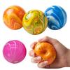 Flow Pattern Stress Ball Anxiety Relief Slow Rebound Ball Squeeze Fidget Toy Decompression Ball Pinch Sensory Toy Party Favors