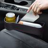 Seat Gap Organizer Multi-function Charging Cord Hole Convenient Auto Seat Gap Storage Box for Car