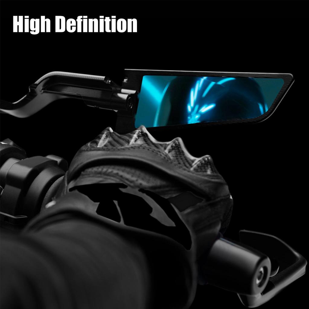 Monster 120 Mirrors Motorcycle Mirrors For Ducati Monster 1200 Modified Wind Wing Adjustable Rotating Rearview Mirror Rear Wing Mirrors 2017-2023