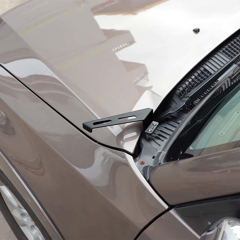 Auto Motorkap Lamp Beugel Lichtrek Plank Voor Mitsubishi PAJERO 2007-2021 Metaal Auto Accessoires