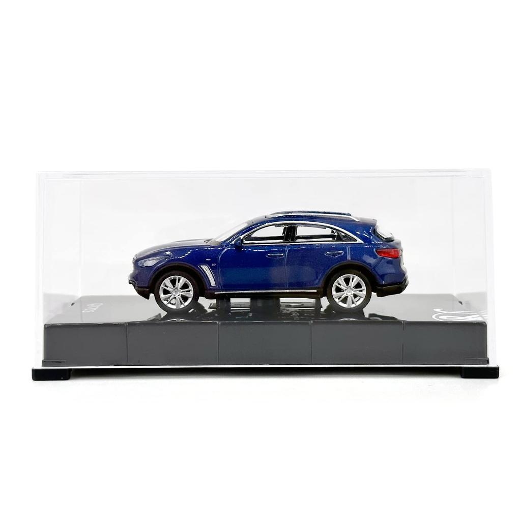 Paudi Model Infiniti QX70S Model Collection 1/64 Car, Blue,