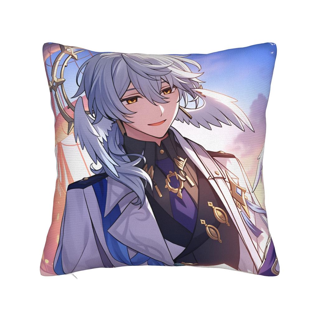 Honkai Star Rail Kissenbezug Bequemer Kissenbezug für Wohnzimmer Sofa Niedliche Lustige Kissenbezüge
