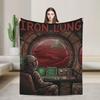 Horror Iron Lung Film Blankets  Fleece Vintage Breathable Throw Blankets for Home Spring/Autumn