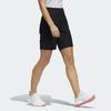 Adidas Solid Color Side Pocket Plain Straight Leg Shorts Women shorts Black HA3410