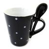 [N5097] - Caneca preta 'Petits Pois'
