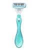 Schick Hydrosilk Combo Pack para pele sensível 4 lâminas de reposição verde (Suporte (com lâmina) + lâminas) mulheres