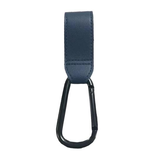 1/2/3/6Pcs Baby Stroller Hook Portable Faux Leather Fastener Tape Diaper Grocery
