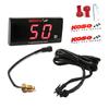 Rund Motorcykel Temperaturmätare Motorcykel Vattentemperatur Digital Hygrometer Termometer Sensor Mätare Sensor Adapter