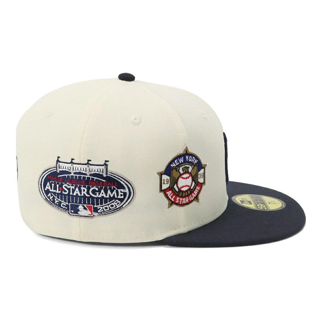 New Era Newera pet 59FIFTY 14335311 NER34C6620 MLB New York Yankees NY Wit All Over ONDERKANT ZICHTBAAR ONSPOTZ speciale bestelling pet Gokyu Fifty 5950 Straight