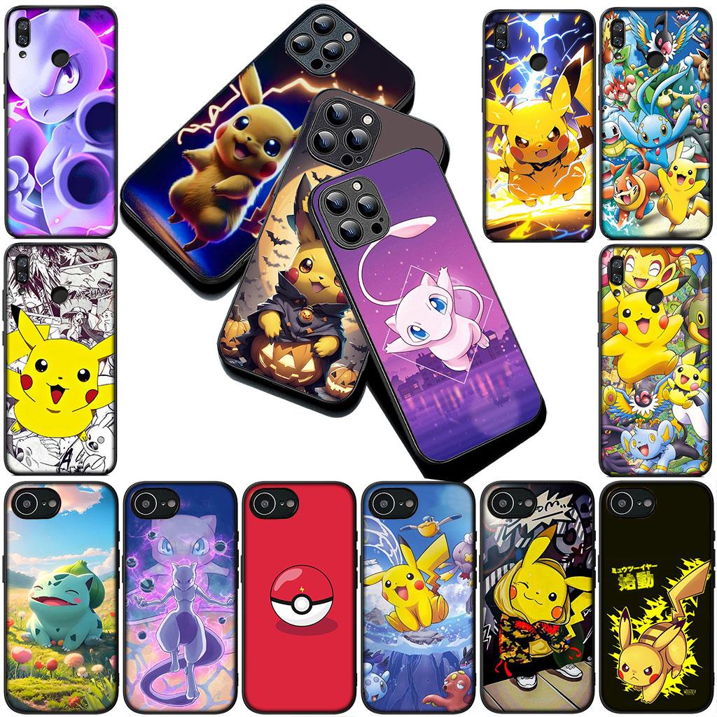 Mewtwo P-Pokemons Mew P-Pikachus Silicone Phone Cover for Xiaomi Poco C75 C65 C71 C85 X7 X6 M7 F7 F8 Ultra F6 Pro Soft Case