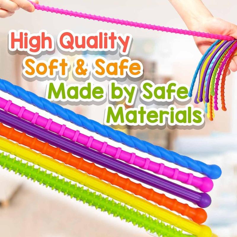 Fidget Toys Sensorische Stäbe Autismus Texturierte Beruhigende Sensorische Spielzeuge Klassenzimmer Schüler Angstlinderung Reiseaktivität Entspannungsspielzeug