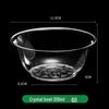 JINGRX Disposable Crystal Plastic Bowls