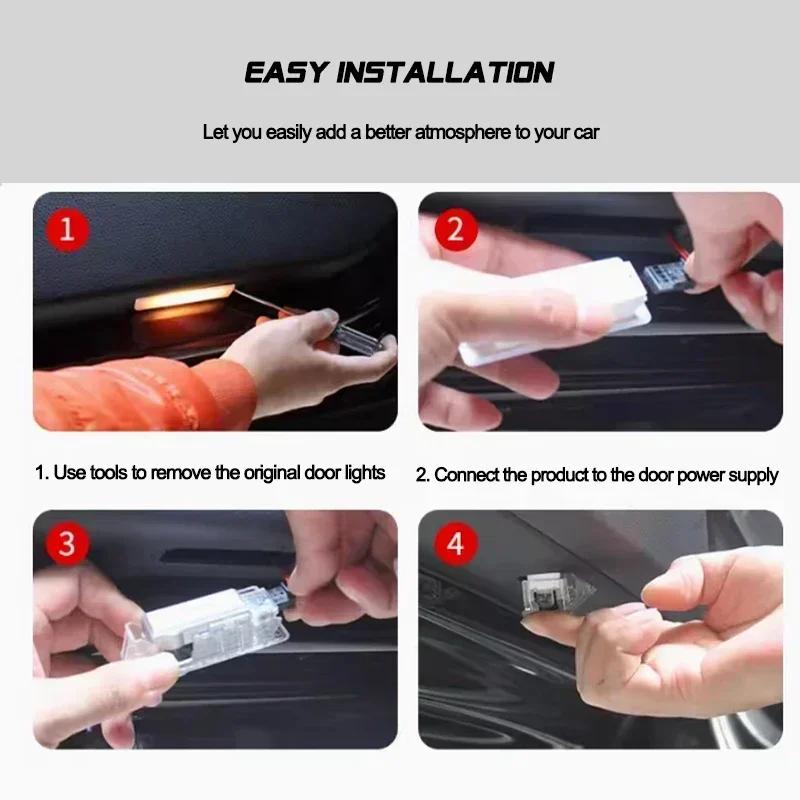 Automotive LED Welcome Light Projector Is Suitable for BMW's New 3 Series G20 G21/8 Series G29/M4 G02/M8/z4 2019-now Accessories HI9
