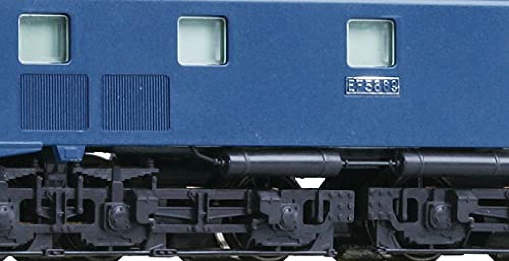 KATO N gauge EF58 late large model train electric locomotive model, windows, blue, 3020-1