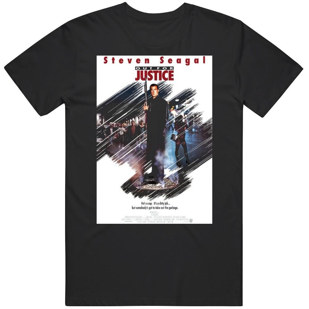 Retro Cult Classic Action Movie Poster Out For Justice Fan V3 T Shirt