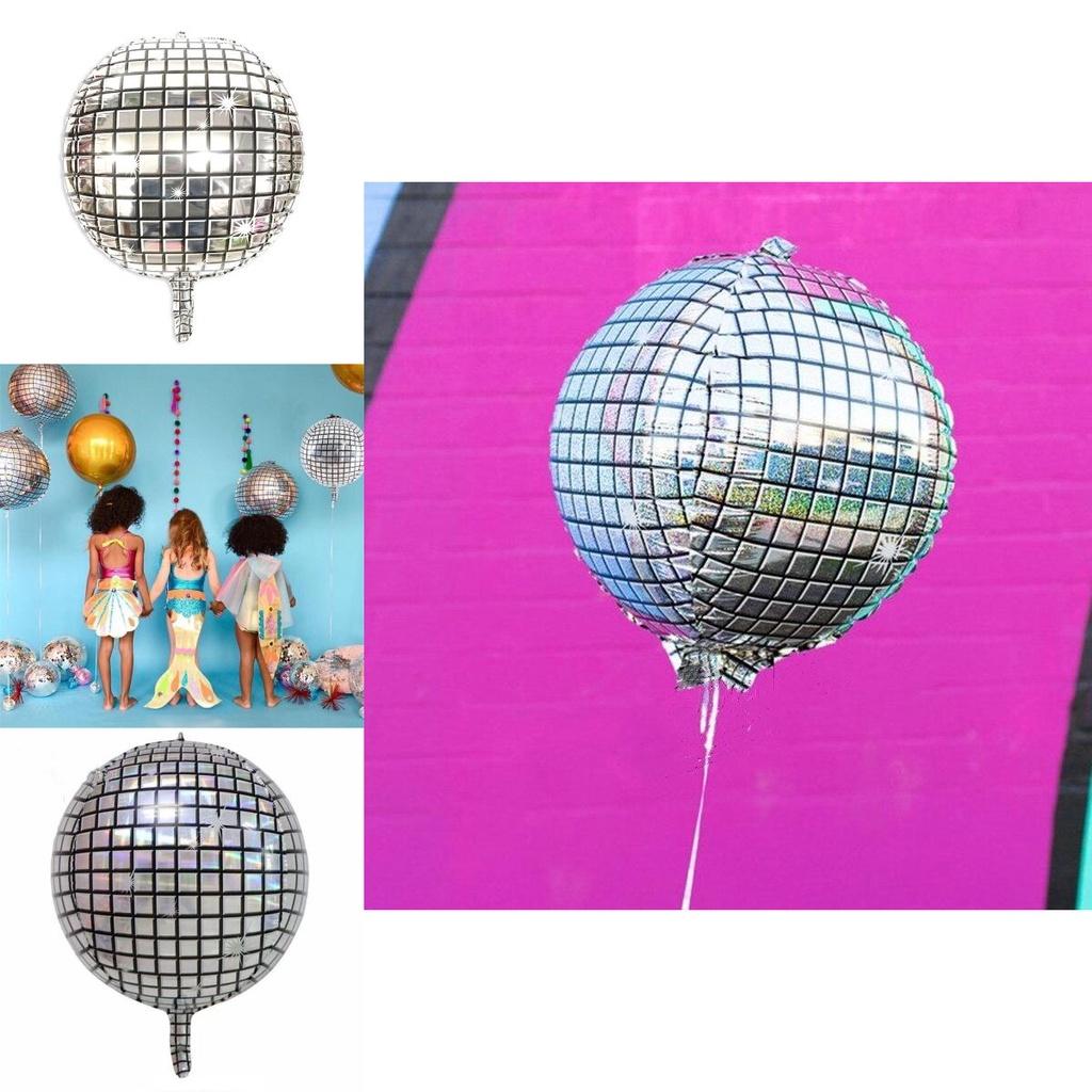 Grote discobal-heliumballonnen voor een schitterende nieuwjaarsfeestdecoratie in 2022.