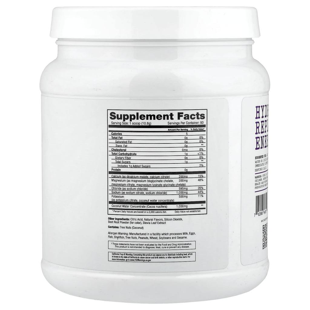 Project 1 Nutrition, Elektrolyt-, Hydrationsgetränkemischung, Beere, 972g (34,29 oz)