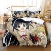 Luxury New 3D Print Anime School Rumble Bedding Set Single Twin Full Queen King Size Bed Set Bedroom Duvetcover Sets Home