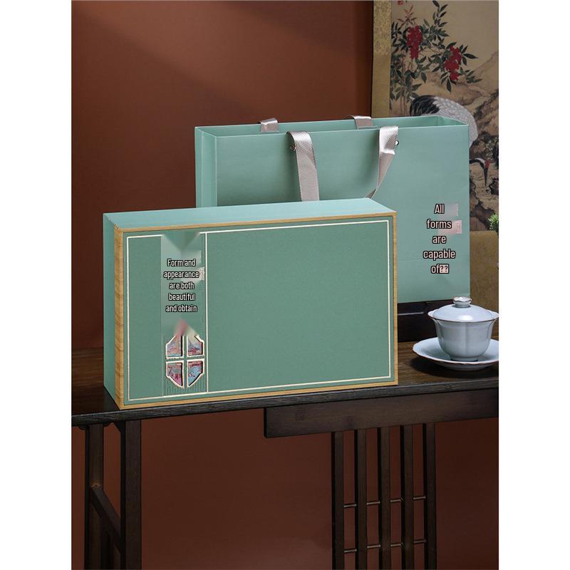 High-Quality Green Tea Packaging Box - Biluochun, Jasmine, Xinyang Maojian Gift Box