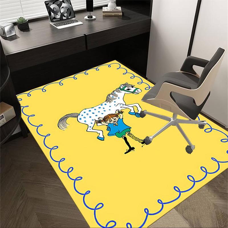 1PC Girl Horse Extra Large Non Slip Floor Carpet, Office, Family, Bedroom, Studio Large Area Rug Indoor Rugs