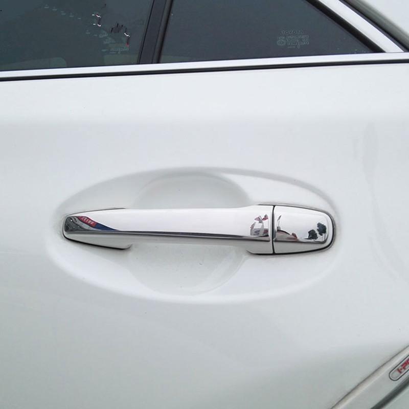 For Toyota Prius V Prius 40 ZVW40 / Grand Prius+ 2012 - 2017 New Stainless Steel Door Handle Cover Trim Sticker Car