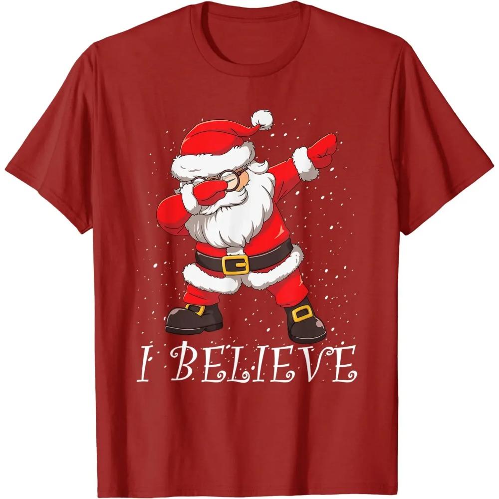 Ich glaube an tanzenden Weihnachtsmann Weihnachts-T-Shirt