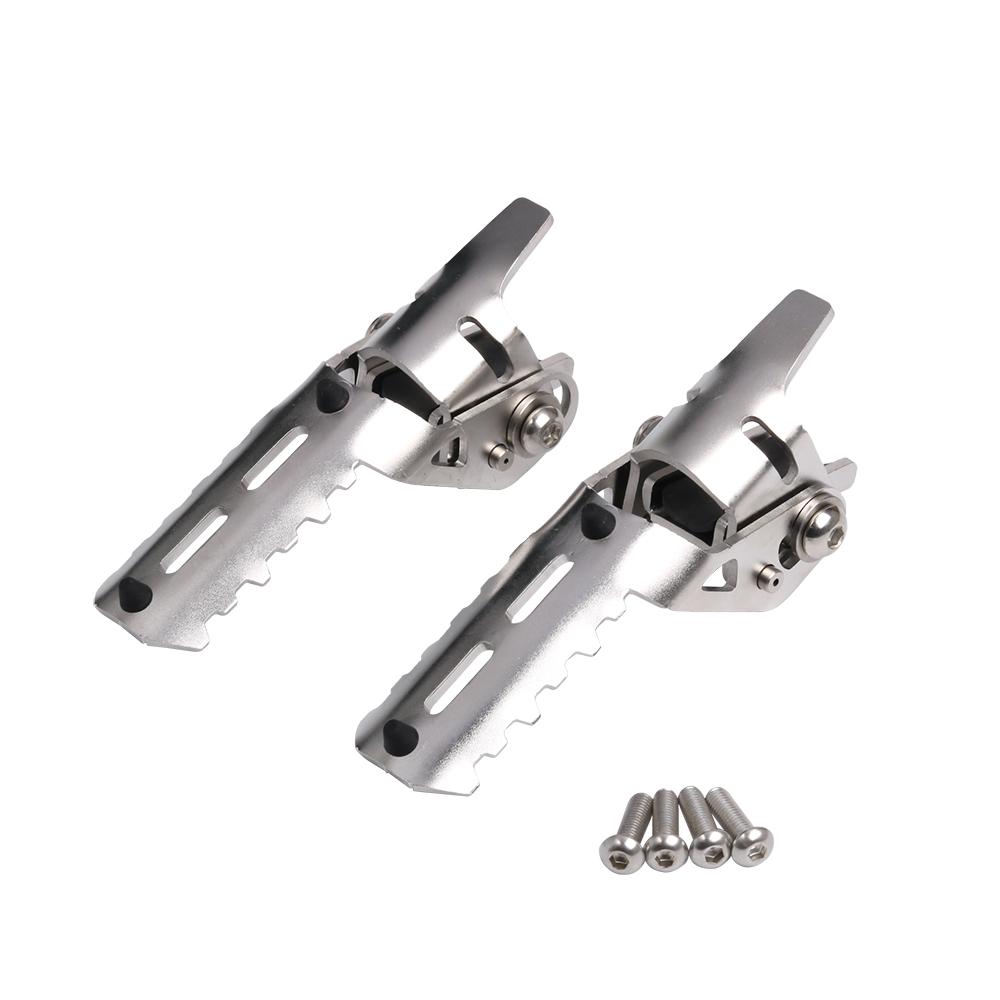 For BMW F650GS F750GS F850GS F650 F850 GS Adventure ADV Accessories Highway Save Effort Front Foot Pegs Folding Footrests Clamps