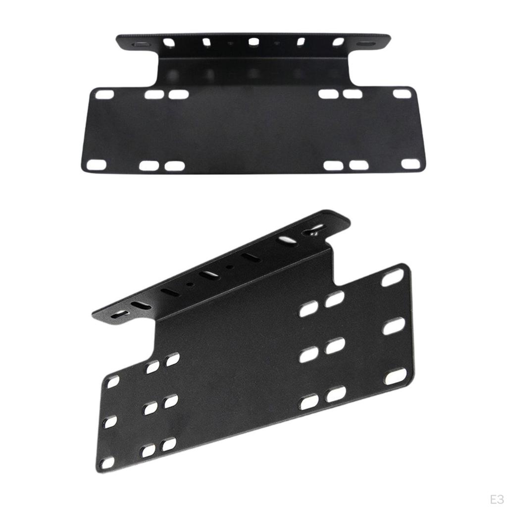 Plate Light Bracket Mounting Metal Versatile Automotive Compact Heavy Duty Replace Front