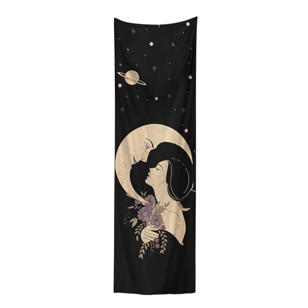 Sun and Moon  Wall Hanging Tapestry for Bedroom Living Room Tapestry  Aesthethic Vertical Tapestry Home Decor