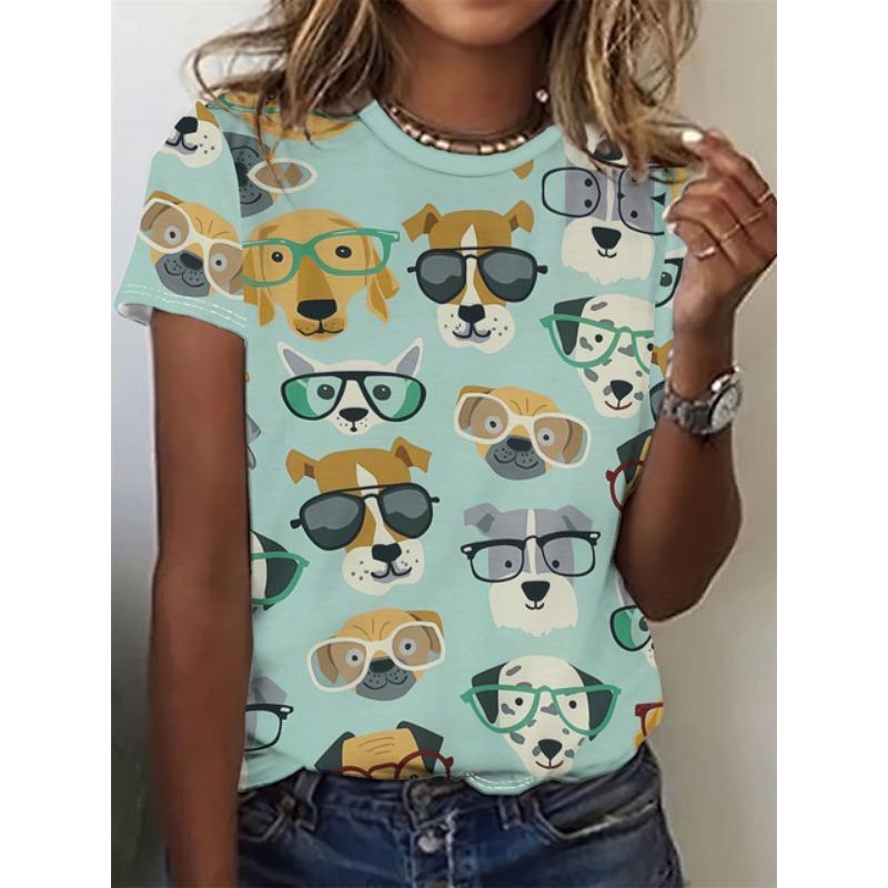 2025 Cartoon Cat Women's T-Shirts Fashion Top Tee 3d T-Shirt Harajuku Casual Short Sleeve O-Neck Oversized Female Clothing