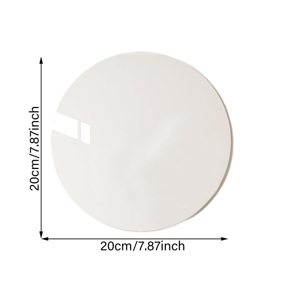 Acrylic Mirrors For Wall HD Round Makeup Mirror Stickers Adhesive Bathroom Vanity Mirrors Waterproof Room Wall Decor For