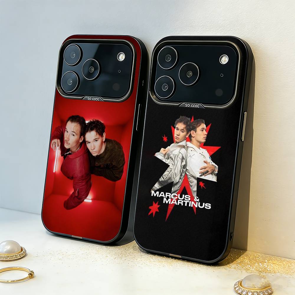 M-Marcus M-Martinus Air Phone Case For iPhone17,16,15,14,13,12,11,Pro,MAX White Matte Shockproof Cover